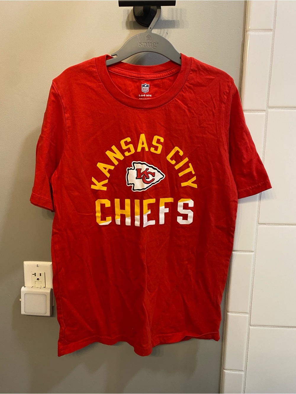 NFL Kansas City Chiefs Tee / Size L (14/16) / VGUC